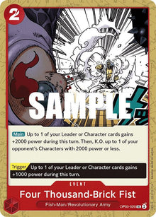 Four Thousand-Brick Fist OP05-020 Uncommon Awakening of the New Era One Piece NM