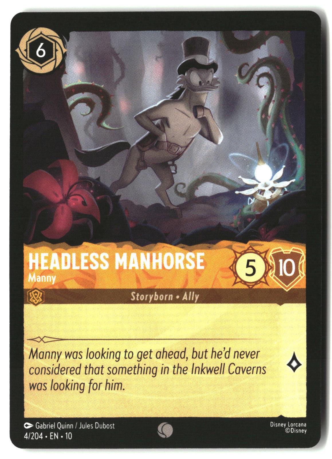 Headless Manhorse - Manny 4/204 Common Whispers in the Well Lorcana LP