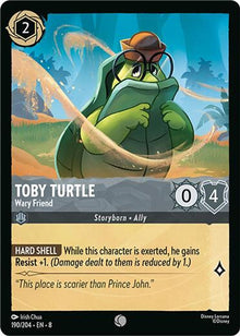 Toby Turtle - Wary Friend 190/204 Common Reign of Jafar Lorcana Near Mint