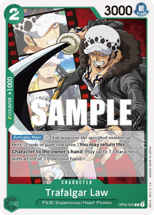 Trafalgar Law OP02-035 Common Paramount War One Piece Near Mint