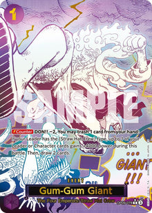 Gum-Gum Giant (Alternate Art) OP09-078 Premium Booster -The Best- Vol. 2 One Piece Foil NM