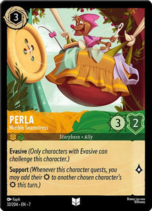 Perla - Nimble Seamstress 32/204 Uncommon Archazia's Island Lorcana Near Mint