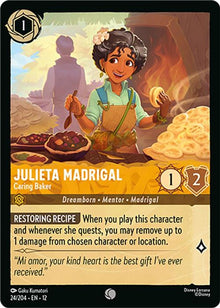 Julieta Madrigal - Caring Baker 24/204 Common Wilds Unknown Lorcana Near Mint