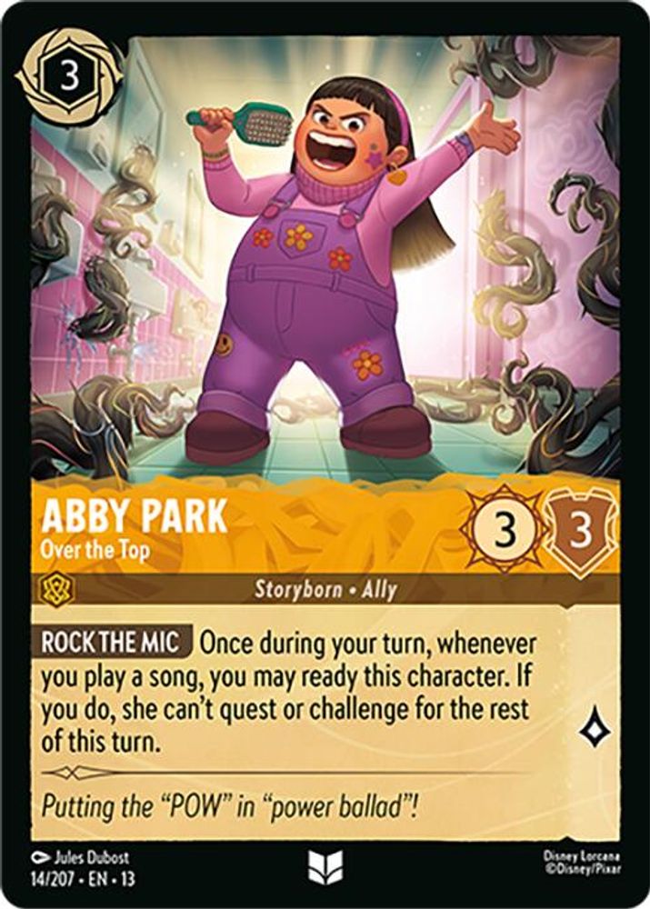 Abby Park - Over the Top 14/204 Uncommon Attack of the Vine! Lorcana Near Mint