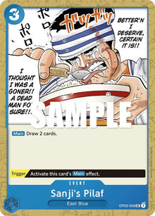 Sanji's Pilaf OP03-056 Uncommon Pillars of Strength One Piece Near Mint