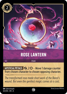 Rose Lantern 65/204 Common Ursula's Return Lorcana Near Mint