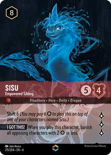 Sisu - Empowered Sibling (Enchanted) 215/204 Ursula's Return Lorcana Holo NM