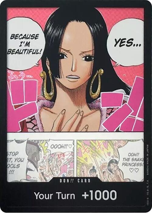 DON!! Card (Boa Hancock) (Double Pack Set Vol. 4) 500 Years in the Future One Piece Foil NM