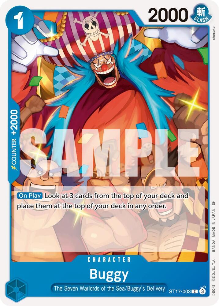 Buggy (Reprint) ST17-003 Common Premium Booster -The Best- Vol. 2 One Piece NM