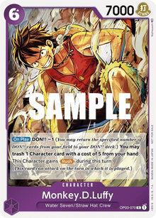 Monkey.D.Luffy (Dash Pack) OP03-070 Rare Kingdoms of Intrigue One Piece Foil NM