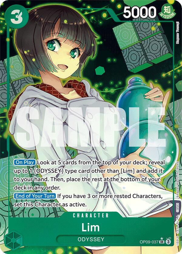 Lim (037) (Parallel) OP09-037 Emperors in the New World One Piece Foil NM