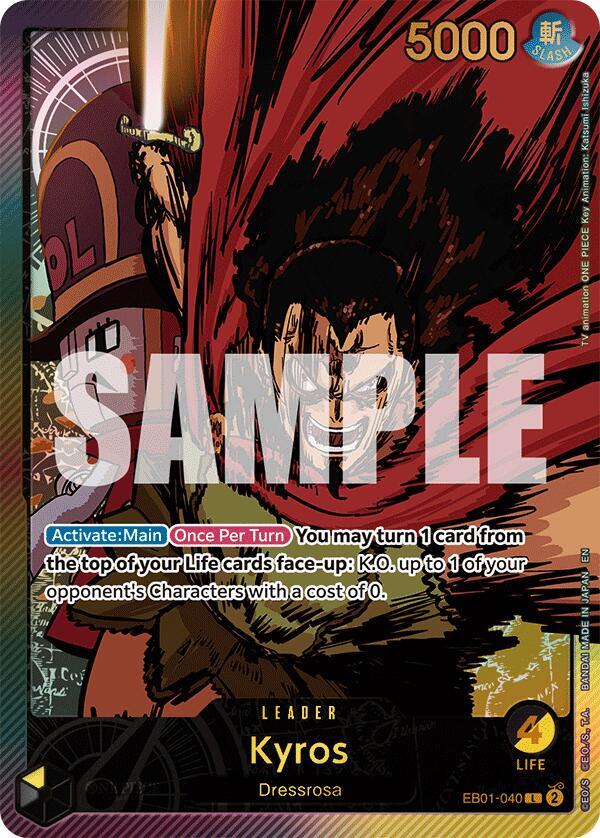 Kyros (SP) EB01-040 Extra Booster: Anime 25th Collection One Piece Foil NM