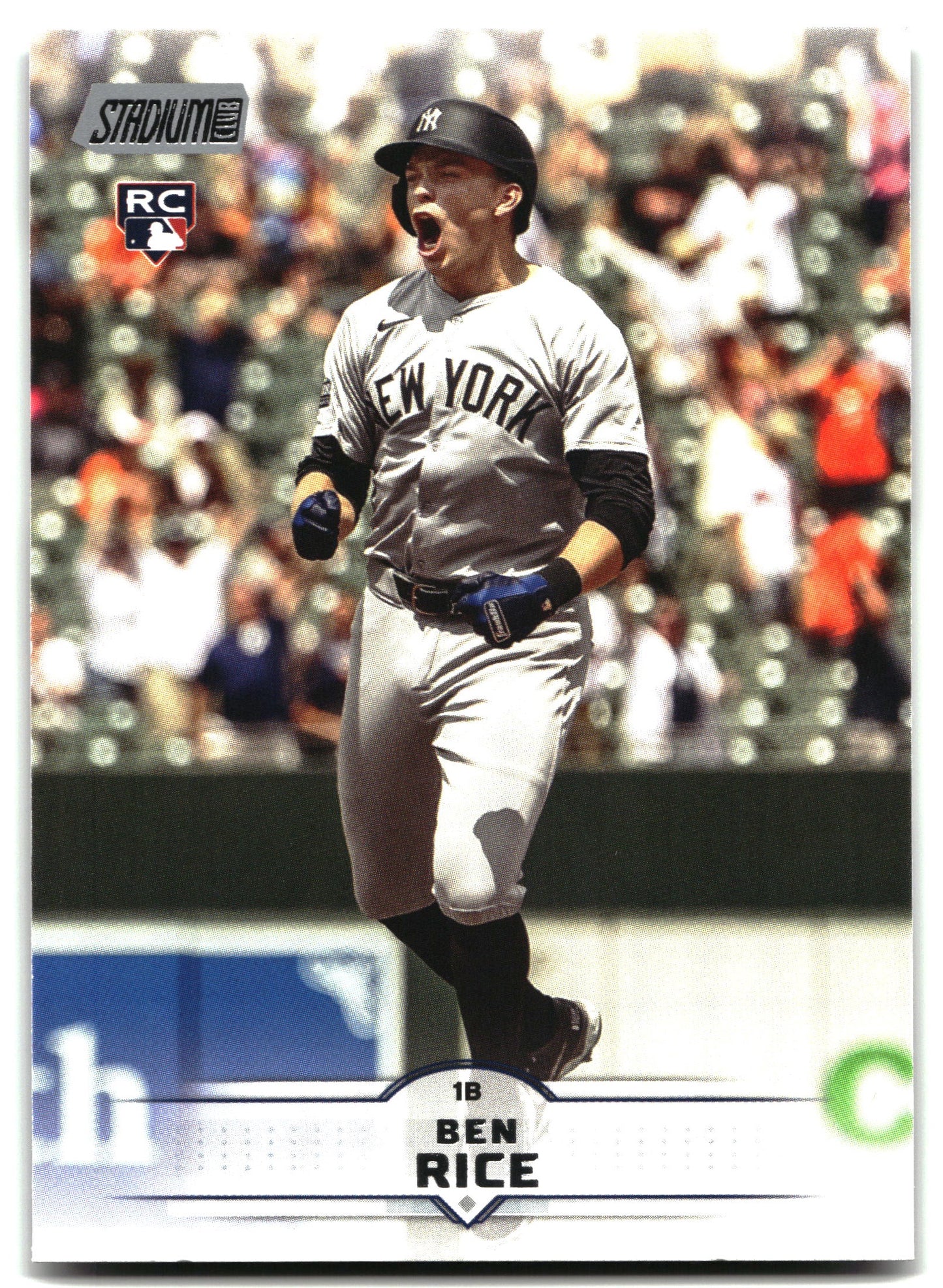 Ben Rice - 2025 Stadium Club - #196 front