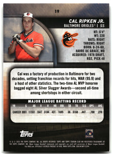 Cal Ripken Jr. - 2025 Stadium Club - #19 back