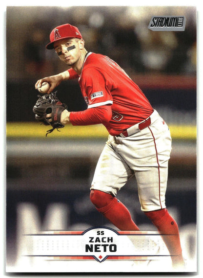 Zach Neto - 2025 Stadium Club - #37 front