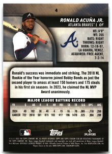 Ronald Acuña Jr. - 2025 Stadium Club - #4 back