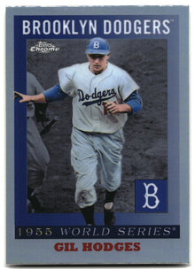 2025 Topps Chrome Platinum #55WS-5 Gil Hodges 1955 World Series front