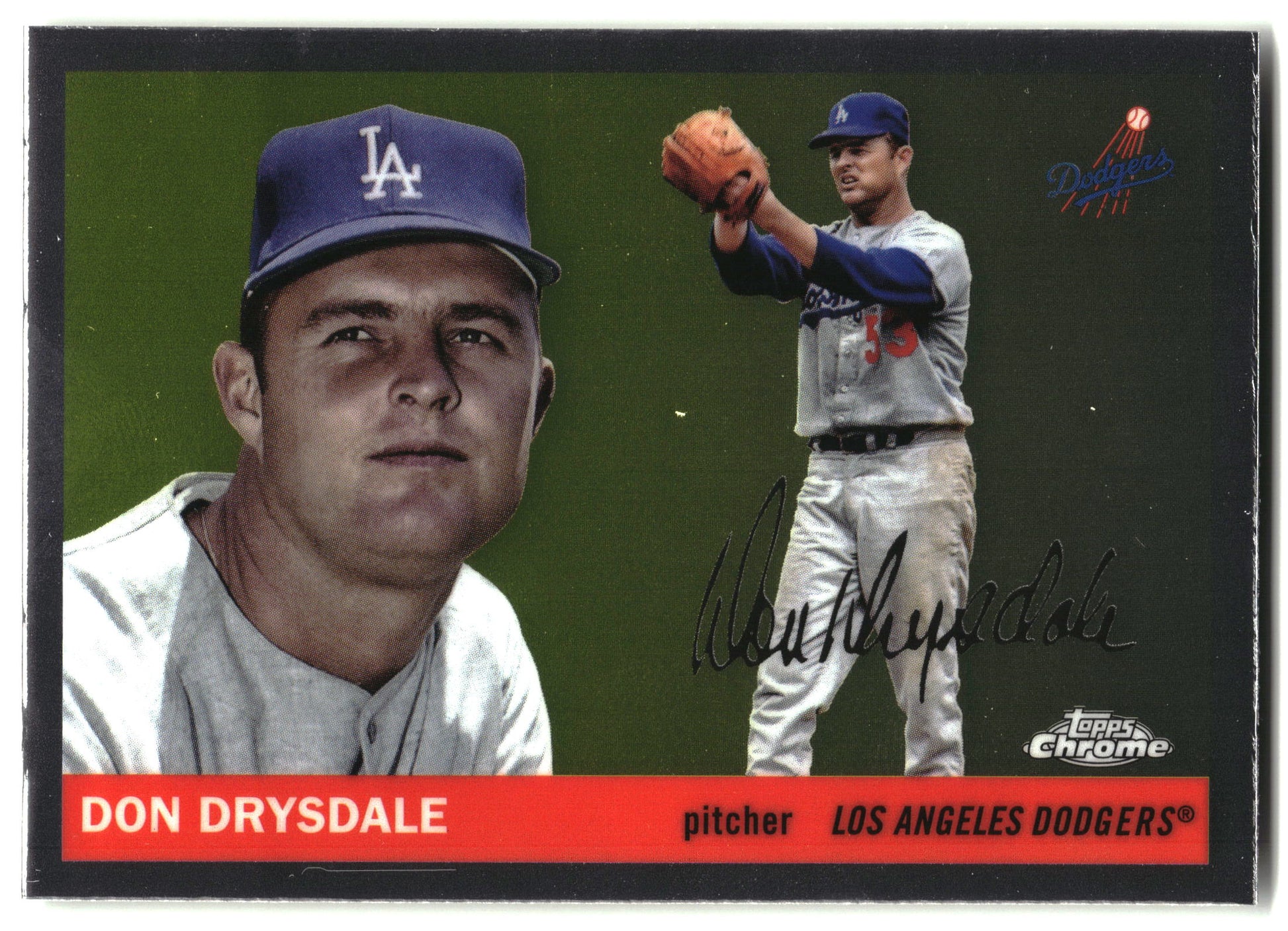 2025 Topps Chrome Platinum #411 Don Drysdale front