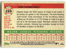 2025 Topps Chrome Platinum #299 Edgardo Henriquez back