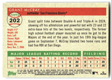 2025 Topps Chrome Platinum #202 Grant McCray back