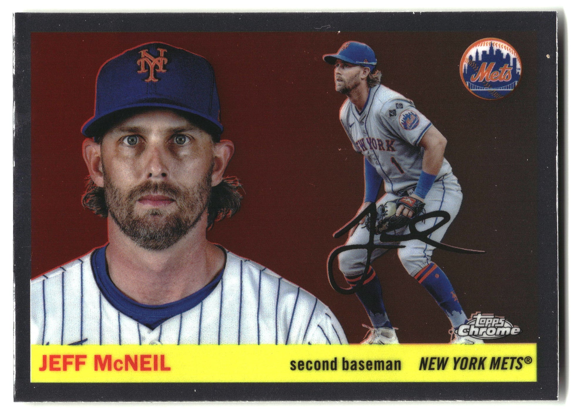 2025 Topps Chrome Platinum #45 Jeff McNeil front