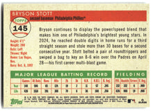 2025 Topps Chrome Platinum #145 Bryson Stott back