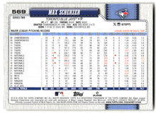 2026 Topps #569 Max Scherzer Holiday back