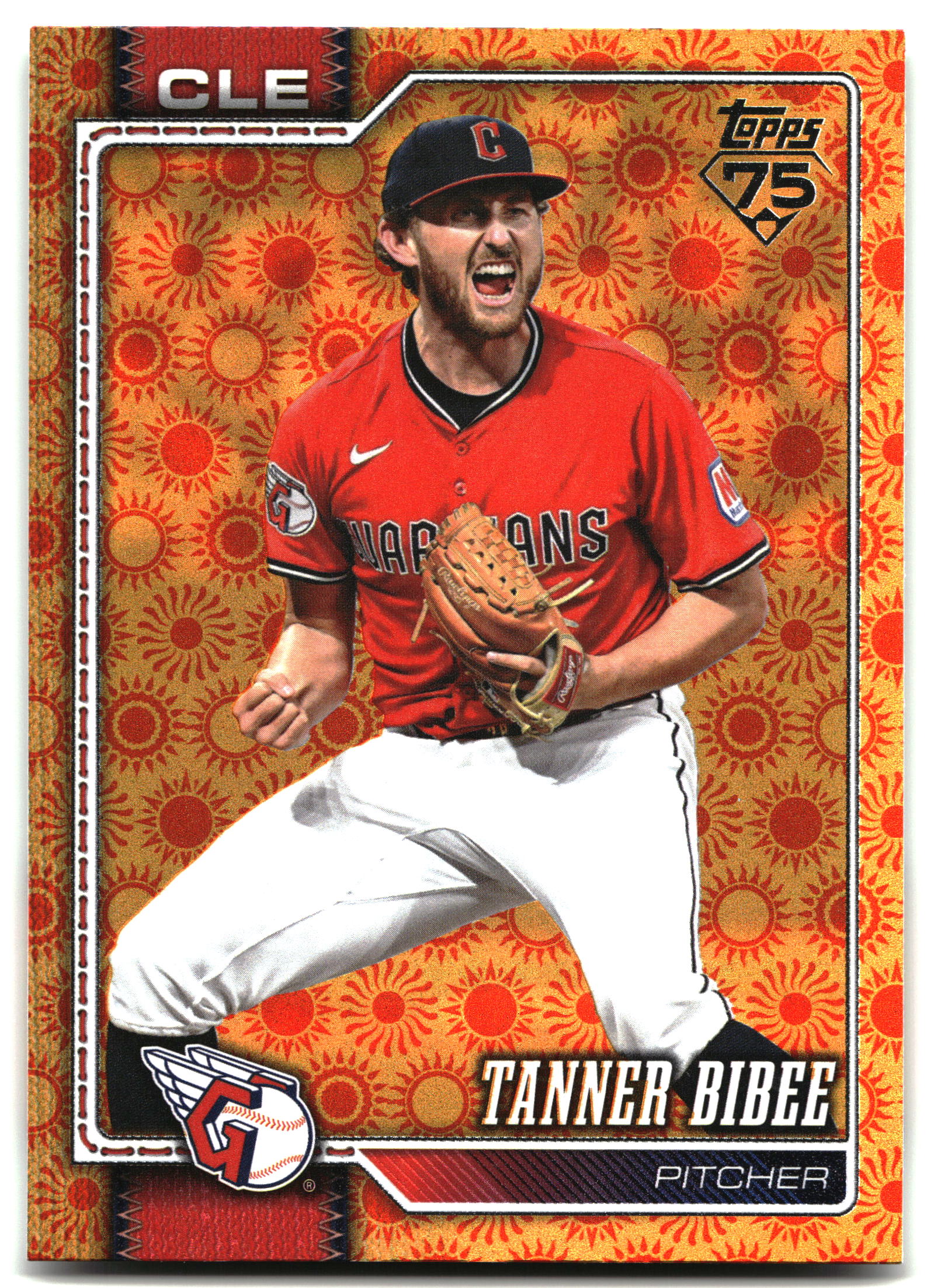 2026 Topps #618 Tanner Bibee Holiday