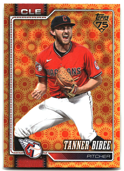 2026 Topps #618 Tanner Bibee Holiday