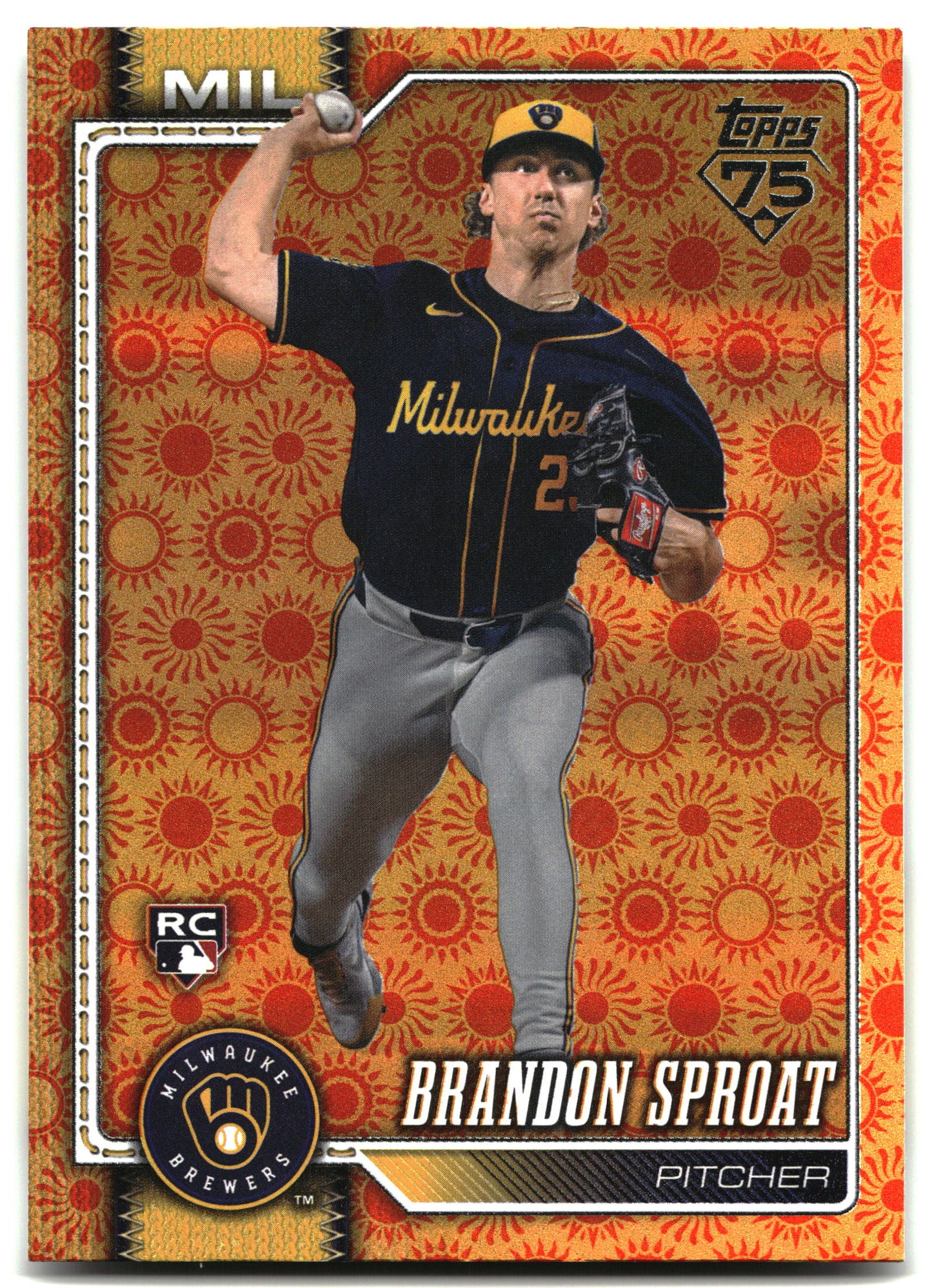 2026 Topps #534 Brandon Sproat Holiday