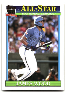2026 Topps #91AS-42 James Wood 1991 Topps Baseball 35th Anniversary All-Stars