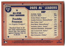 2026 Topps Freddie Freeman 1991 Topps Baseball 35th All-Stars baseball back