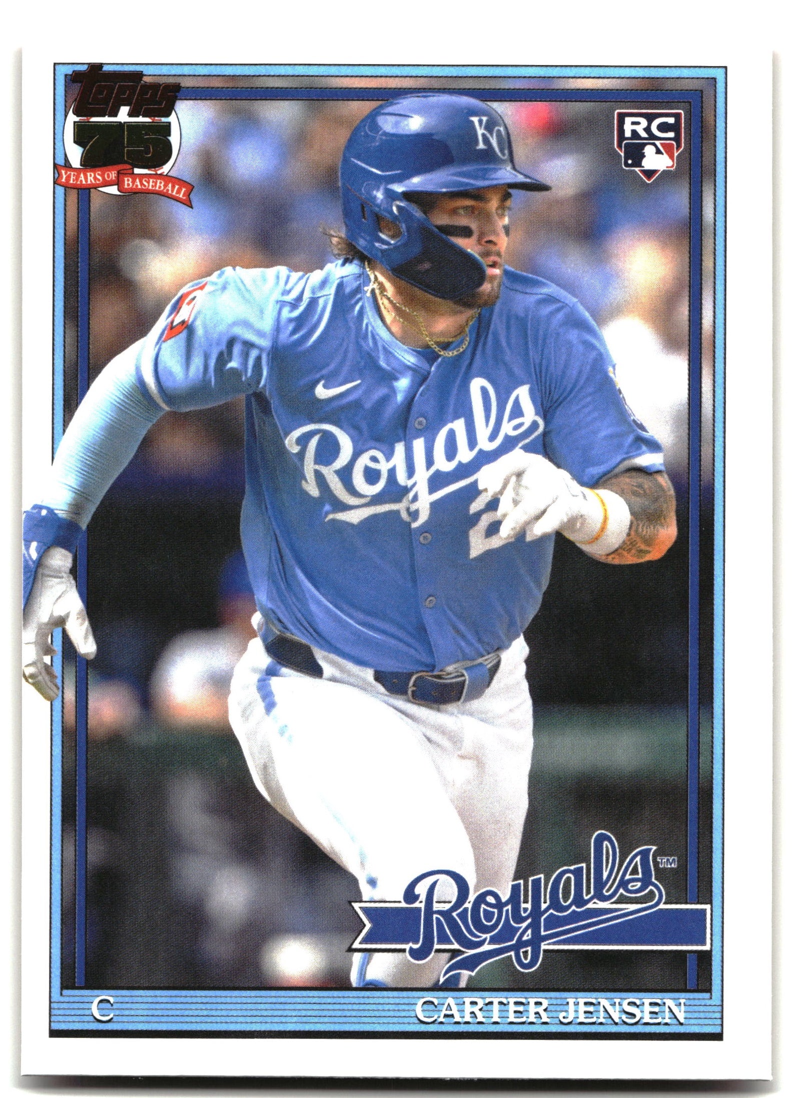 2026 Topps #91B2-4 Carter Jensen 1991 Topps Baseball 35th (Series Two)