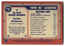 2026 Topps Jackie Robinson 1991 Topps Baseball 35th All-Stars baseball back