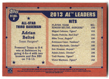 2026 Topps #91AS-2 Adrian Beltré 1991 Topps Baseball 35th Anniversary All-Stars back