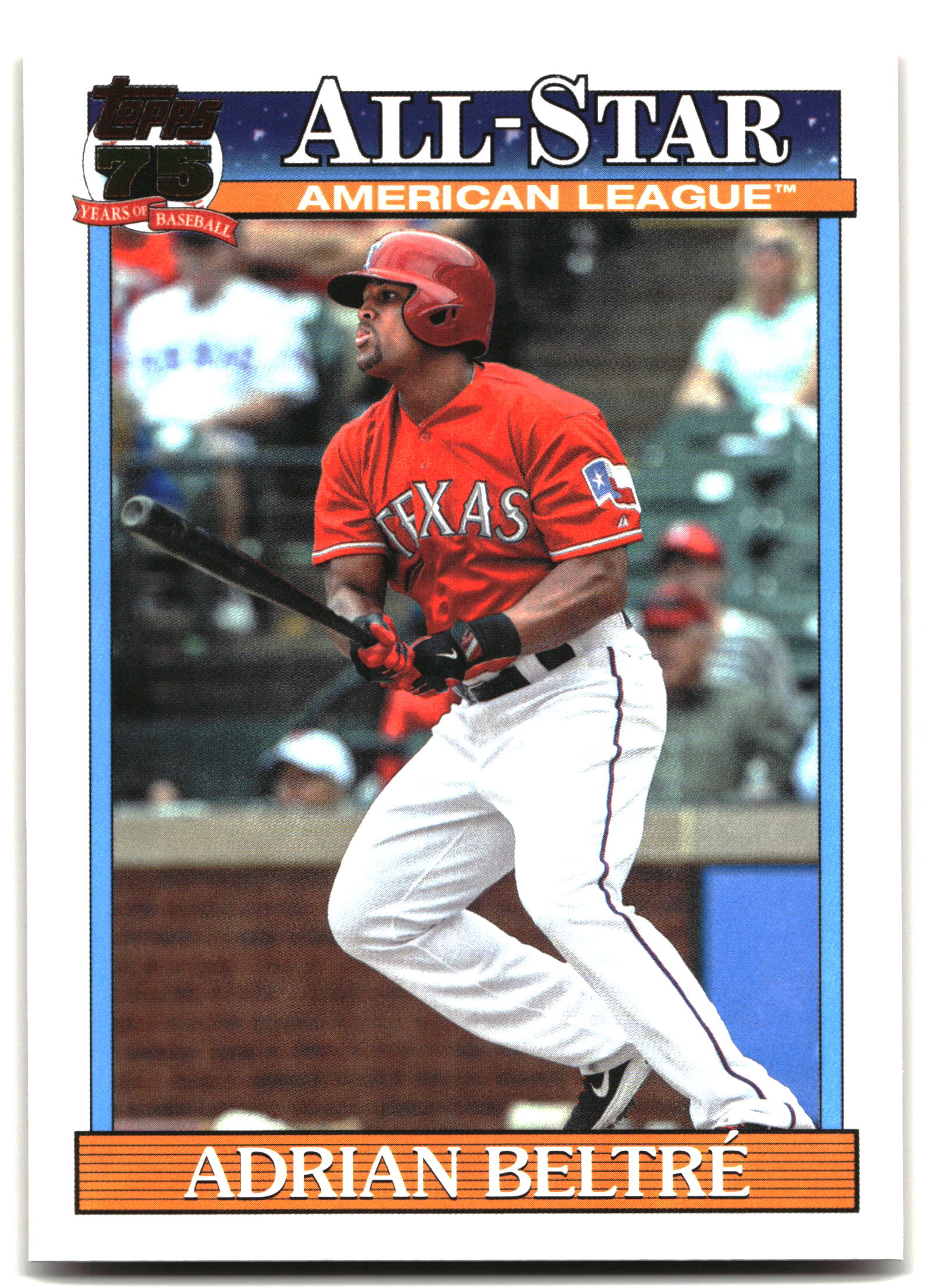 2026 Topps #91AS-2 Adrian Beltré 1991 Topps Baseball 35th Anniversary All-Stars