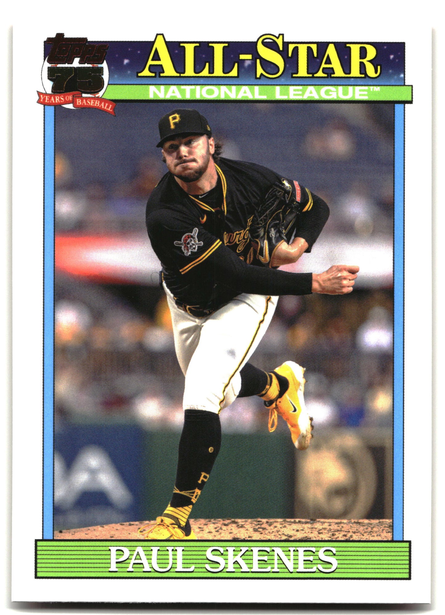 2026 Topps #91AS-39 Paul Skenes 1991 Topps Baseball 35th Anniversary All-Stars