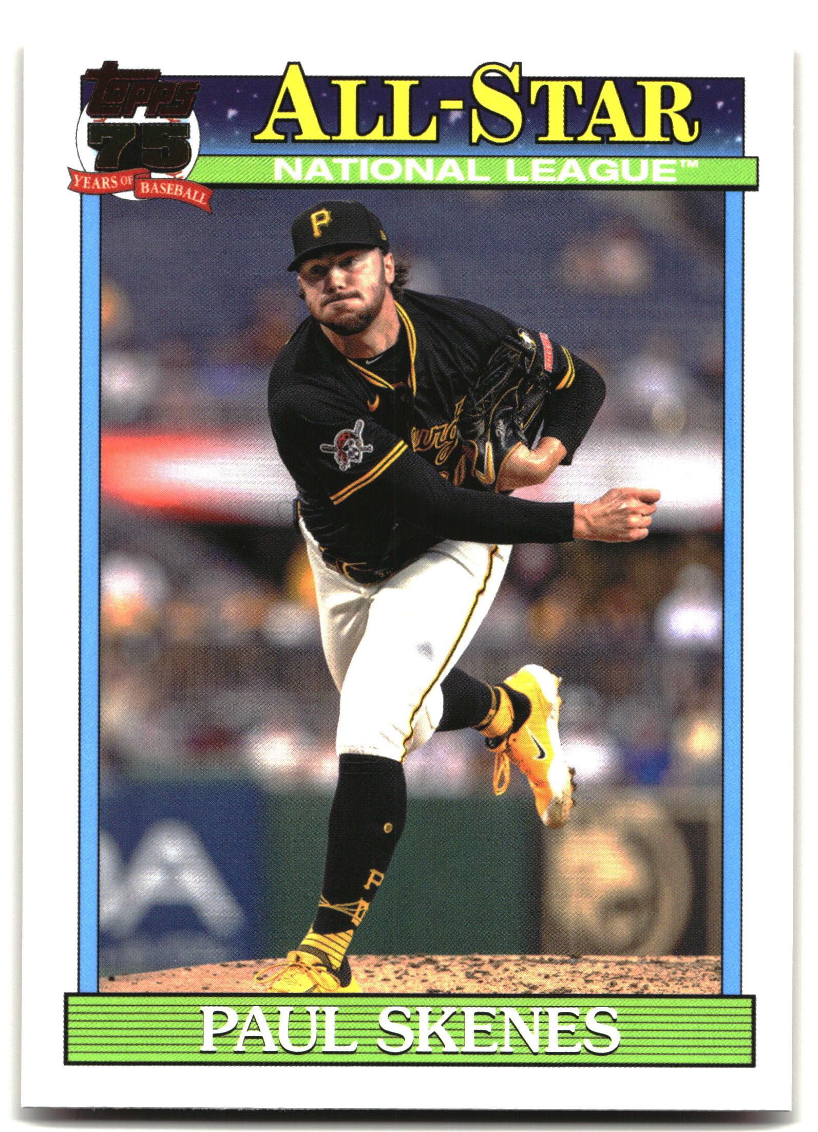 2026 Topps #91AS-39 Paul Skenes 1991 Topps Baseball 35th Anniversary All-Stars