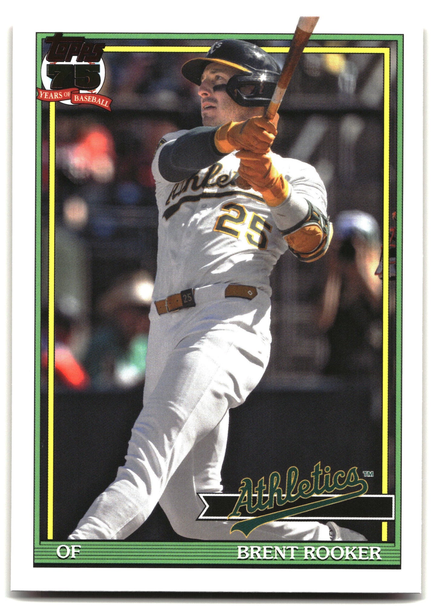 2026 Topps #91B2-16 Brent Rooker 1991 Topps Baseball 35th (Series Two)