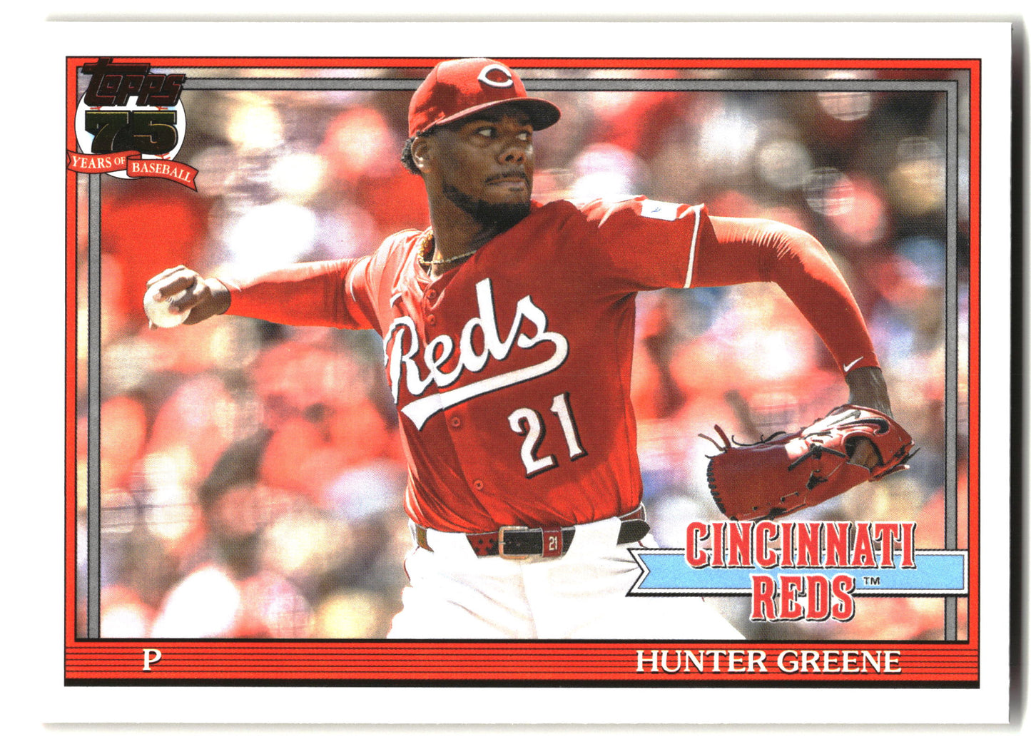 2026 Topps Hunter Greene 1991 Topps Baseball 35th (Series Two) baseball