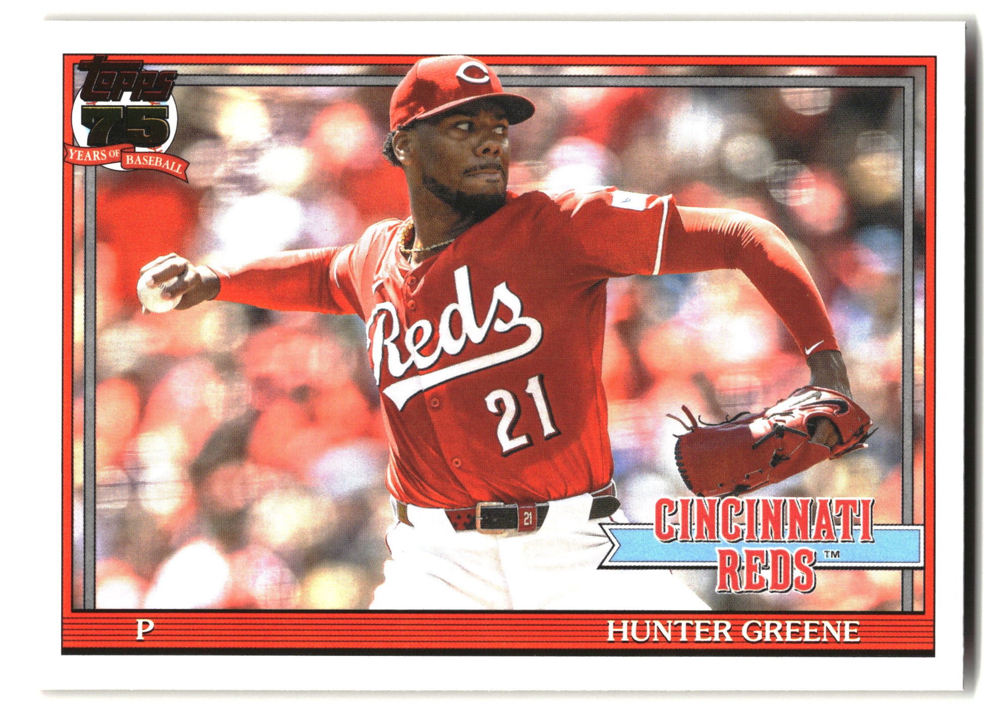 2026 Topps Hunter Greene 1991 Topps Baseball 35th (Series Two) baseball
