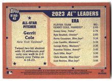 2026 Topps #91AS-43 Gerrit Cole 1991 Topps Baseball 35th Anniversary All-Stars back