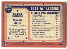 2026 Topps #91AS-13 Mookie Betts 1991 Topps Baseball 35th Anniversary All-Stars back