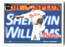 2026 Topps Trea Turner 1991 Topps Baseball 35th (Series Two) baseball