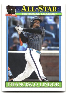2026 Topps Francisco Lindor 1991 Topps Baseball 35th All-Stars baseball