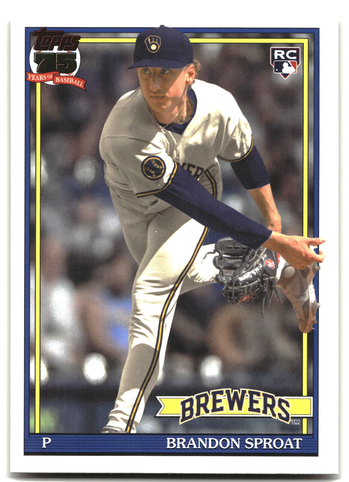 2026 Topps Brandon Sproat 1991 Topps Baseball 35th (Series Two) baseball