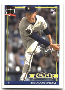 2026 Topps Brandon Sproat 1991 Topps Baseball 35th (Series Two) baseball