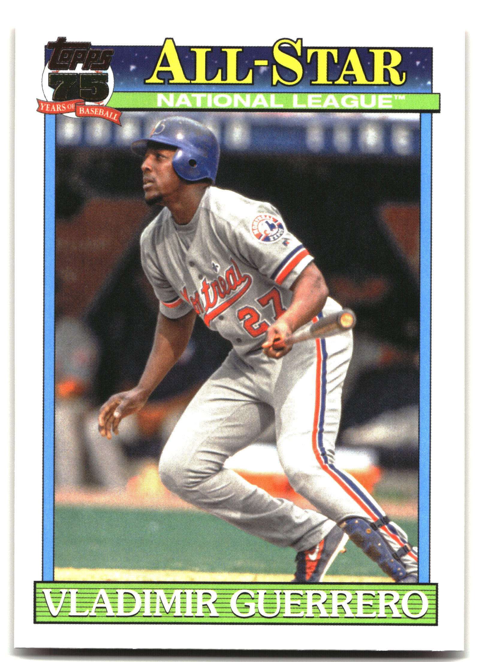 2026 Topps Vladimir Guerrero 1991 Topps Baseball 35th All-Stars baseball