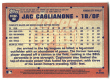 2026 Topps Jac Caglianone 1991 Topps Baseball 35th (Series Two) baseball back