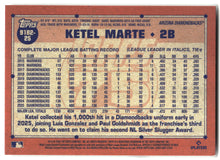 2026 Topps Ketel Marte 1991 Topps Baseball 35th (Series Two) baseball back